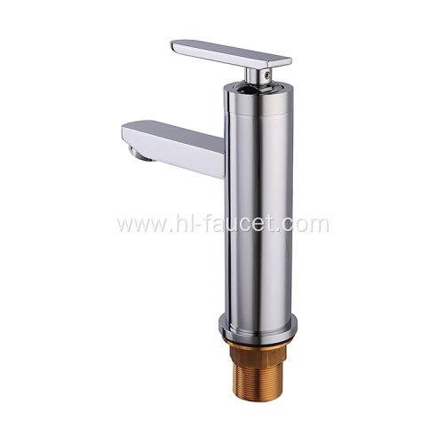Brass Deck Mounted Wash Face Basin Faucet